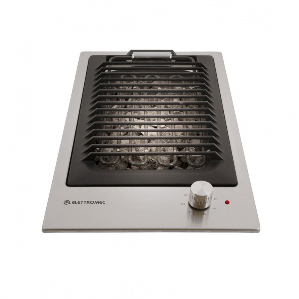 Cooktop Dominó Quadratto Barbecue Elétrico Inox 30cm 220V - Imagem 2