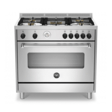 Fogão Bertazzoni Master 5 Bocas Forno Gás Inox 90cm 220V