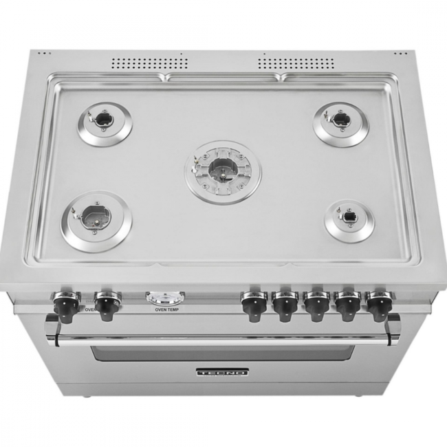 Fogão Bertazzoni Master 5 Bocas Forno Gás Inox 90cm 220V - Imagem 3