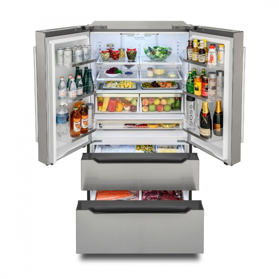 Refrigerador Tecno Original French Door Inverter 636 Litros Inox 220V - Imagem 6